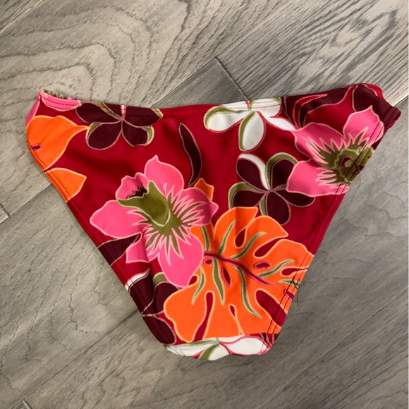 La vie en Rose Aqua Hawaiian print, bikini bottom - Picture 2 of 2